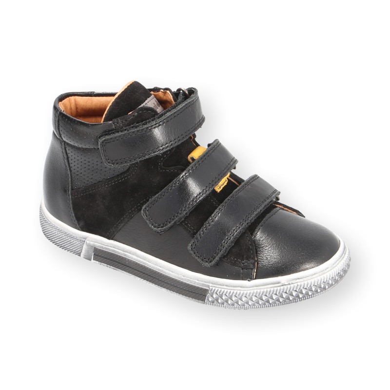 Sneaker High-Top Velcro Boys G3110106-2 - Schwarz