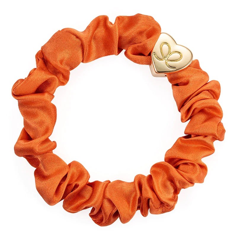 Haarband Silk Scrunchie - Orange