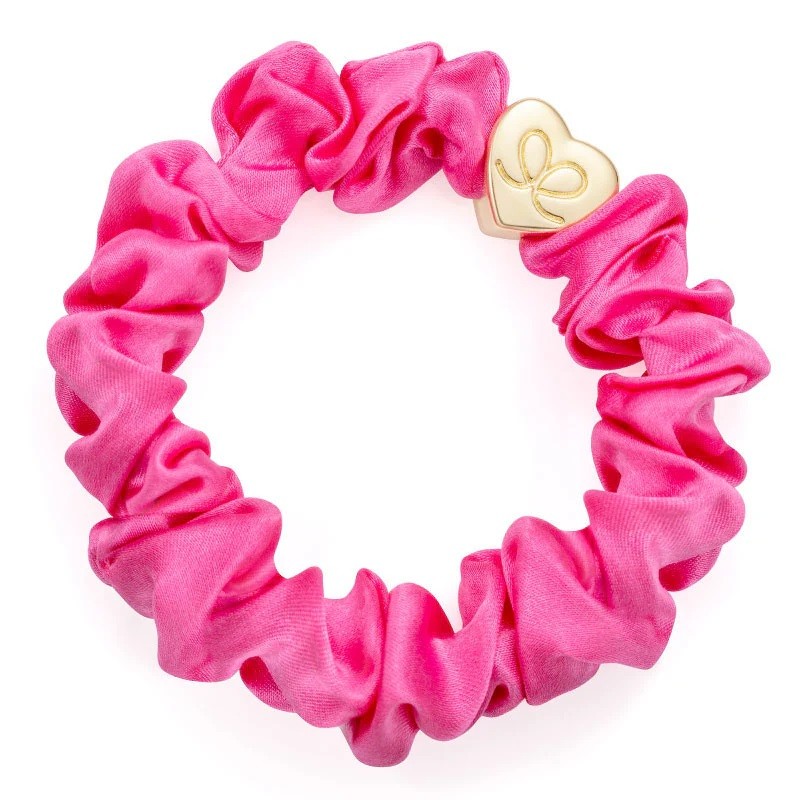 Haarband Silk Scrunchie - Bubblegum Pink