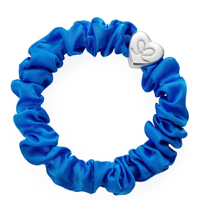 Haarband Silk Scrunchie - Royal Blue
